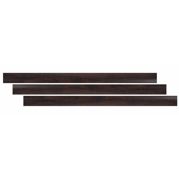 Ackland 0.27 in. T x 94 in. L x 1.77 in. W Midnight Walnut Luxury Vinyl Flooring Trim T Molding AKVTVMIWA-T - main